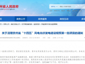 涉及國(guó)家電投等15家企業(yè)，貴州40個(gè)風(fēng)電、光伏項(xiàng)目被清理